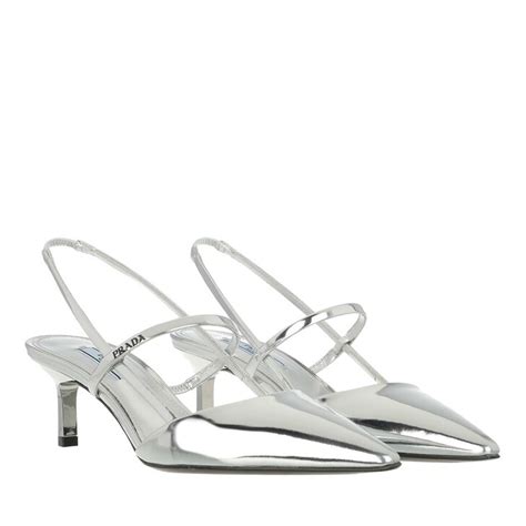 silver prada slingbacks|prada slingback shoes 2020.